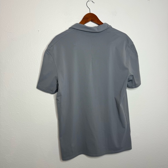 Lululemon Light Cast gray Warped Sense Polo Shirt - Picture 2 of 8